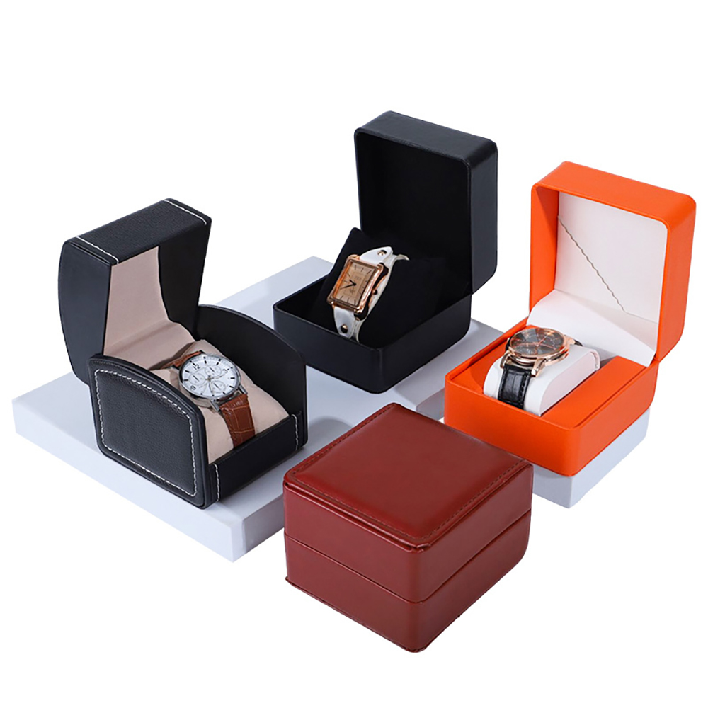 Luxury Watch Packaging Box - 1 Pcs Pu Leather Flip Cover
