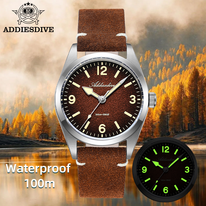 Luxury Watch Packaging Box - ADDIESDIVE Japan 2035 Super Luminous Leather