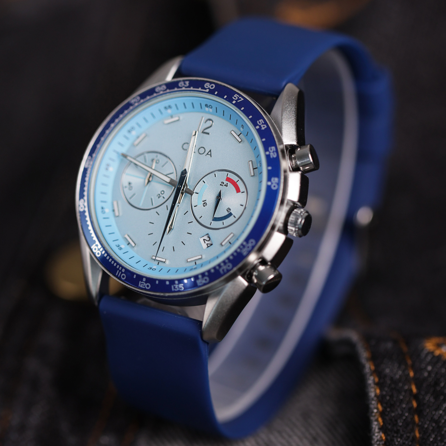 Luxury Watch Trends 2025 - CILOA blue round multi-function watch men's
