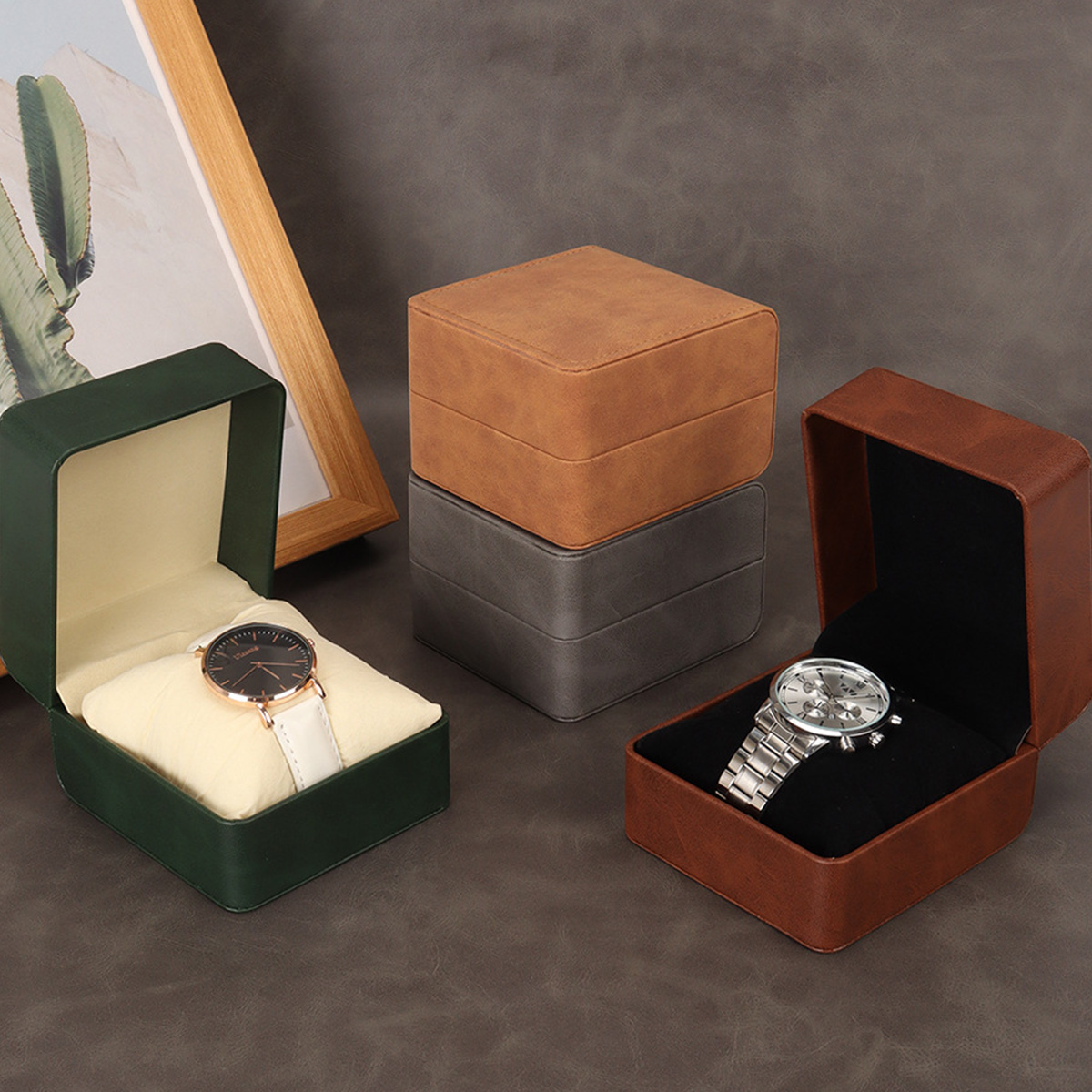 Luxury Watch Packaging Box - Luxury Watch Case PU Leather Jewelry