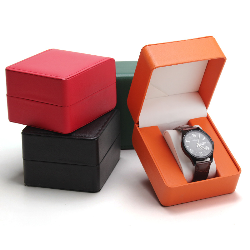 Luxury Watch Packaging Box - Luxury Watch Box PU Wristwatch Storage