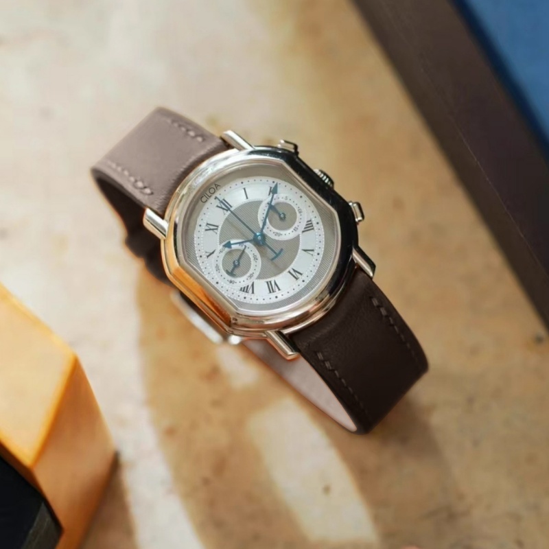 CILOA retro silver watch men's - Luxury Watch Trends 2025 avaliação e preço