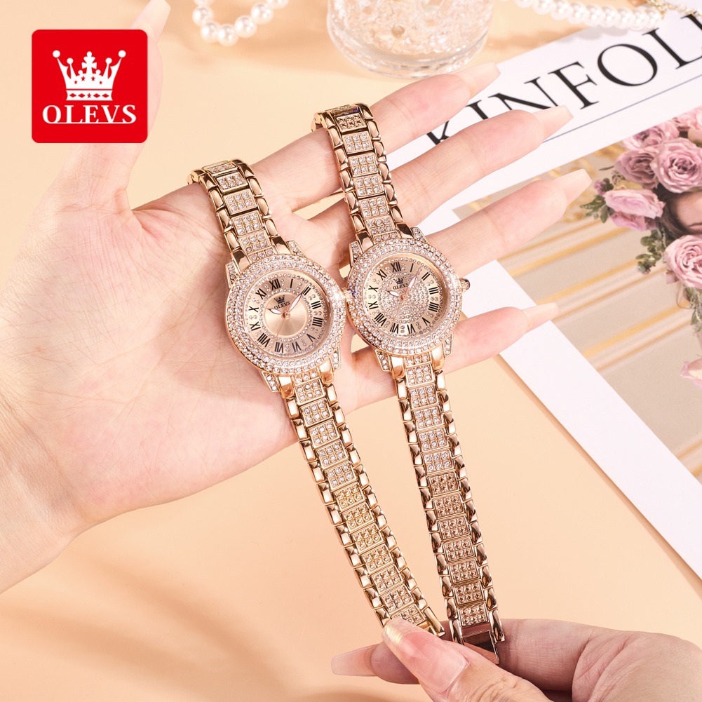 OLEVS Luxury Fashion ladies' w - Luxury Watch Quartz avaliação e preço