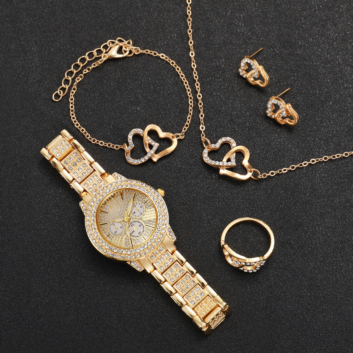 6PCS Luxury Rhinestone Women W - Luxury Watch Packaging Box avaliação e preço