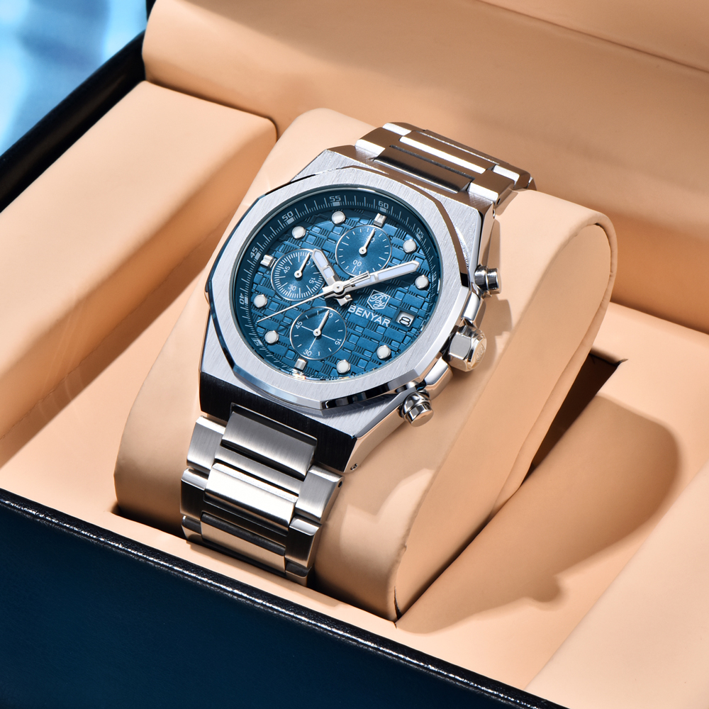 2025 New BENYAR Men's Watches  - Luxury Watch Uk avaliação e preço