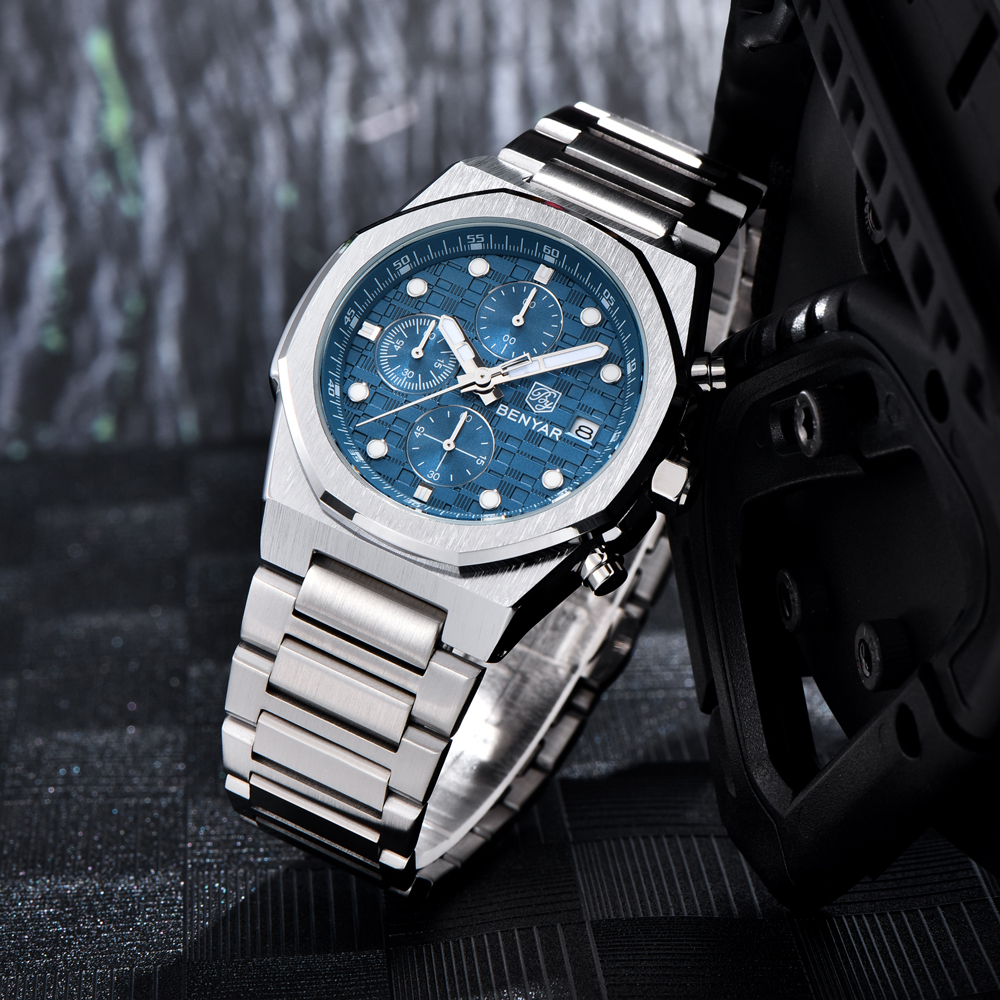 2025 New BENYAR Men's Watches  - Luxury Watch Uk avaliação e preço