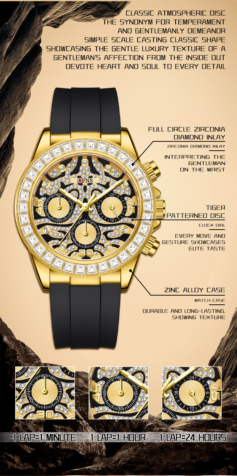 OFNS 7111 Business Men's Three - Luxury Watch Trends 2025 avaliação e preço