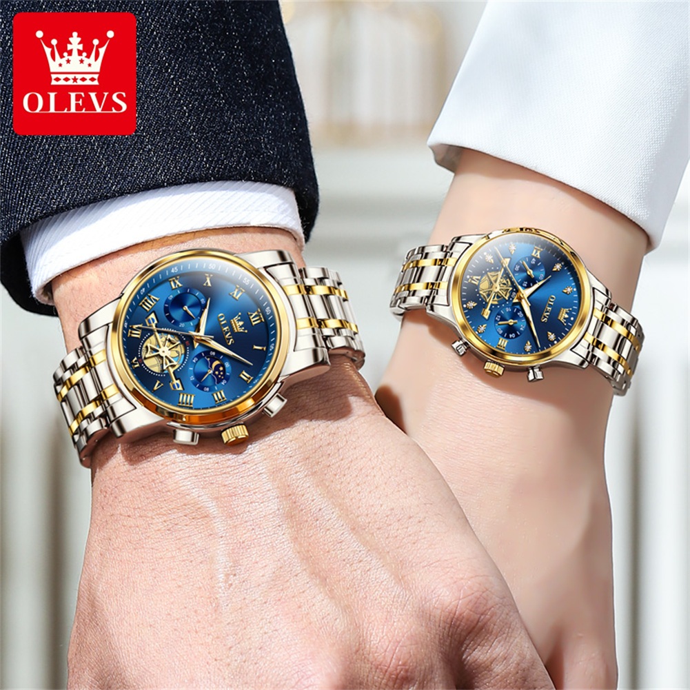 OLEVS Brand 2025 New Luxury Mu - Luxury Watch Trends 2025 avaliação e preço