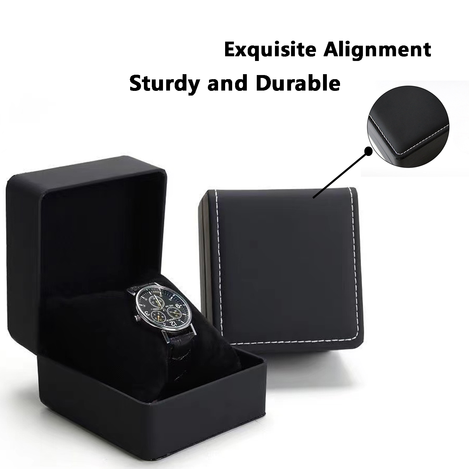 Lnofxas Black Single Watch Gif - Luxury Watch Packaging Box avaliação e preço