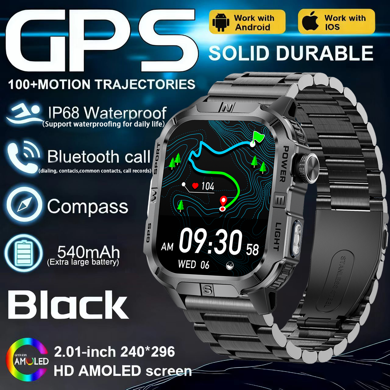 2026 smart watch men 2.01 Ultr - Compass Watch Luxury avaliação e preço