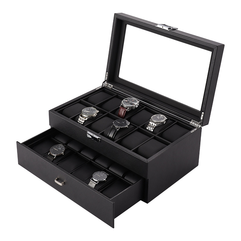 Luxury Watch Box Organizer Bla - Luxury Watch Packaging Box avaliação e preço
