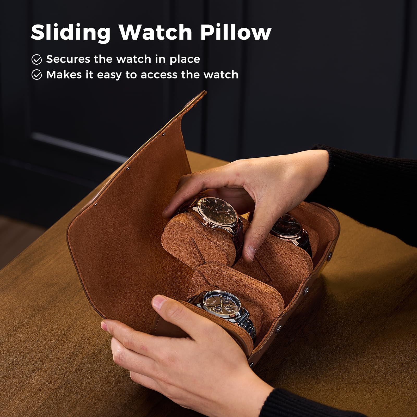 Luxury PU Leather Watch Case W - Luxury Watch Packaging Box avaliação e preço