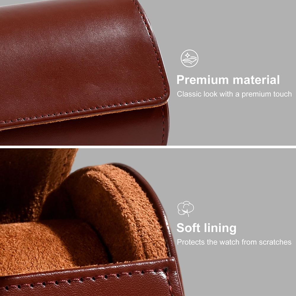 Luxury PU Leather Watch Case W - Luxury Watch Packaging Box avaliação e preço