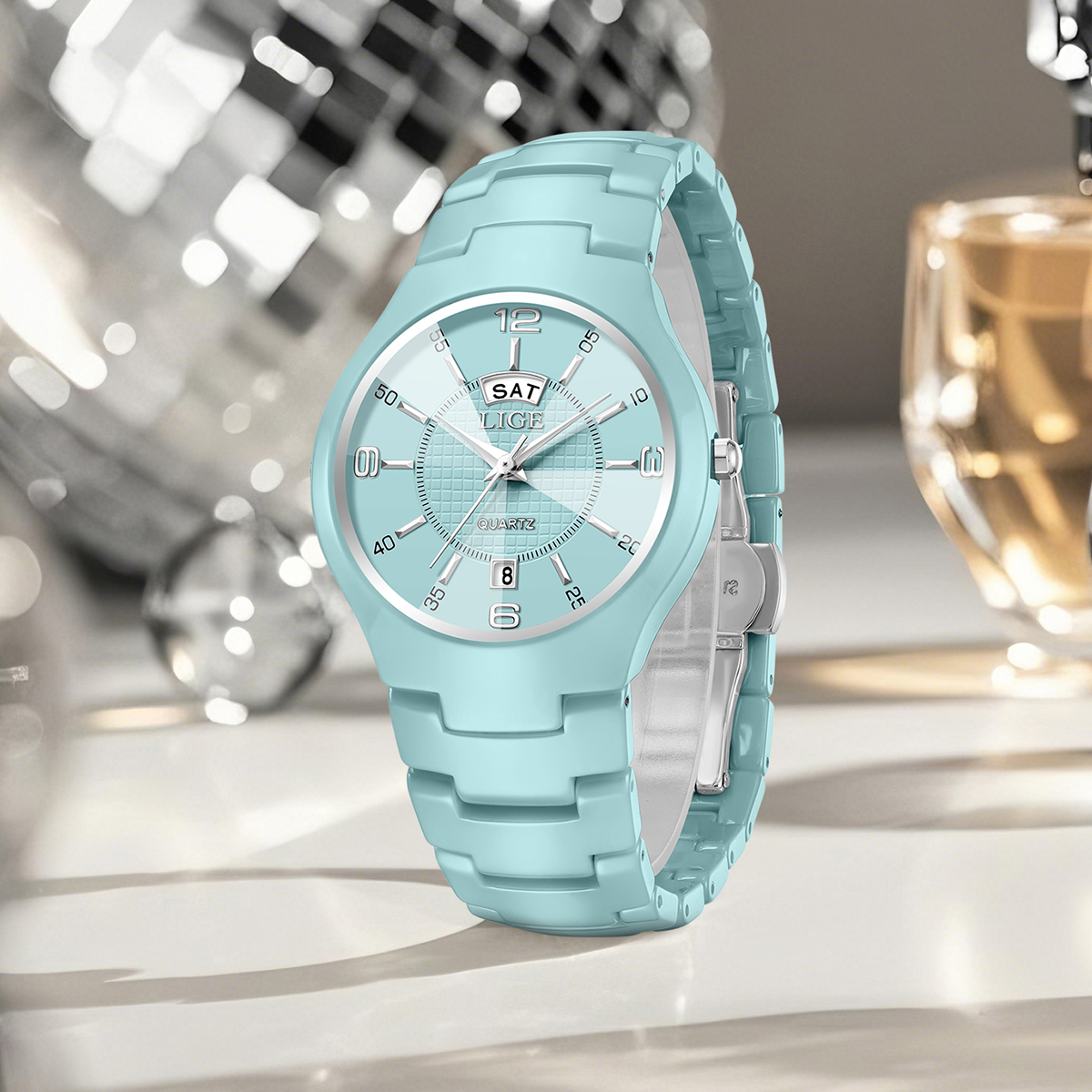 LIGE Luxury Elegant Quartz Wom - Luxury Watch Quartz avaliação e preço