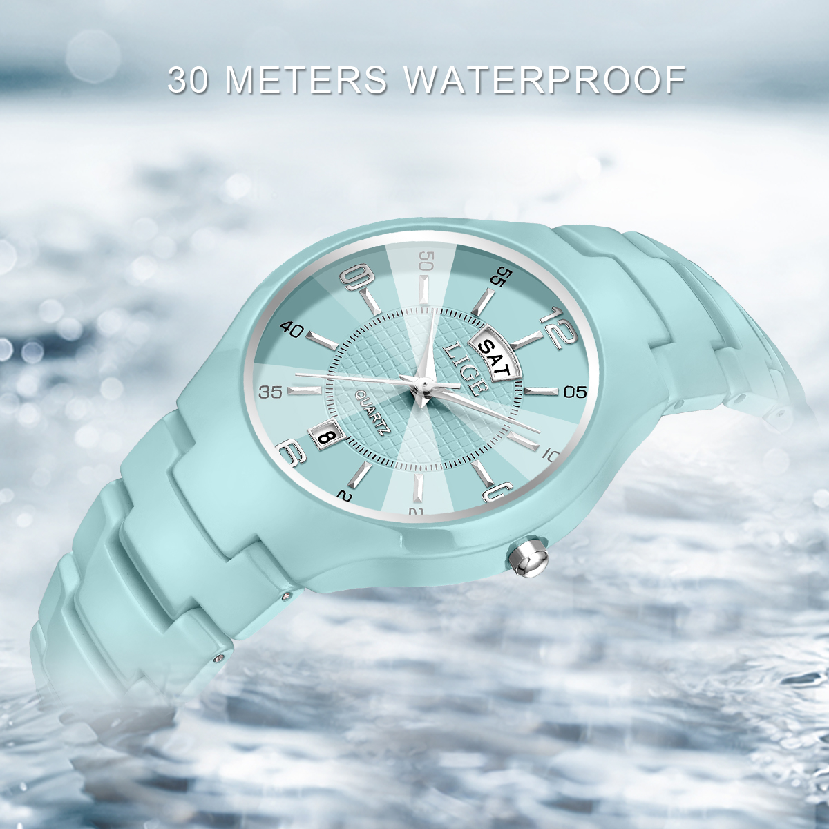 LIGE Luxury Elegant Quartz Wom - Luxury Watch Quartz avaliação e preço