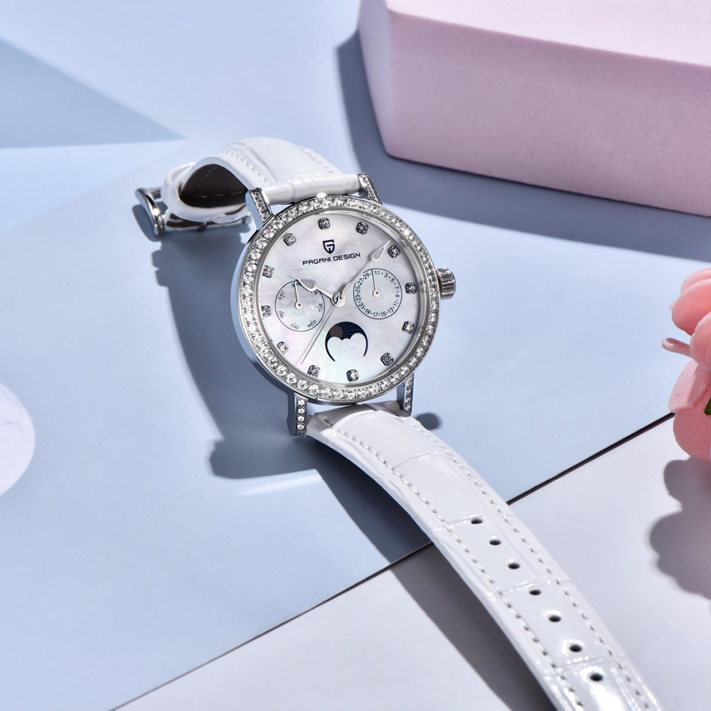 PAGANI DESIGN Women Quartz Wat - Luxury Watch Quartz avaliação e preço