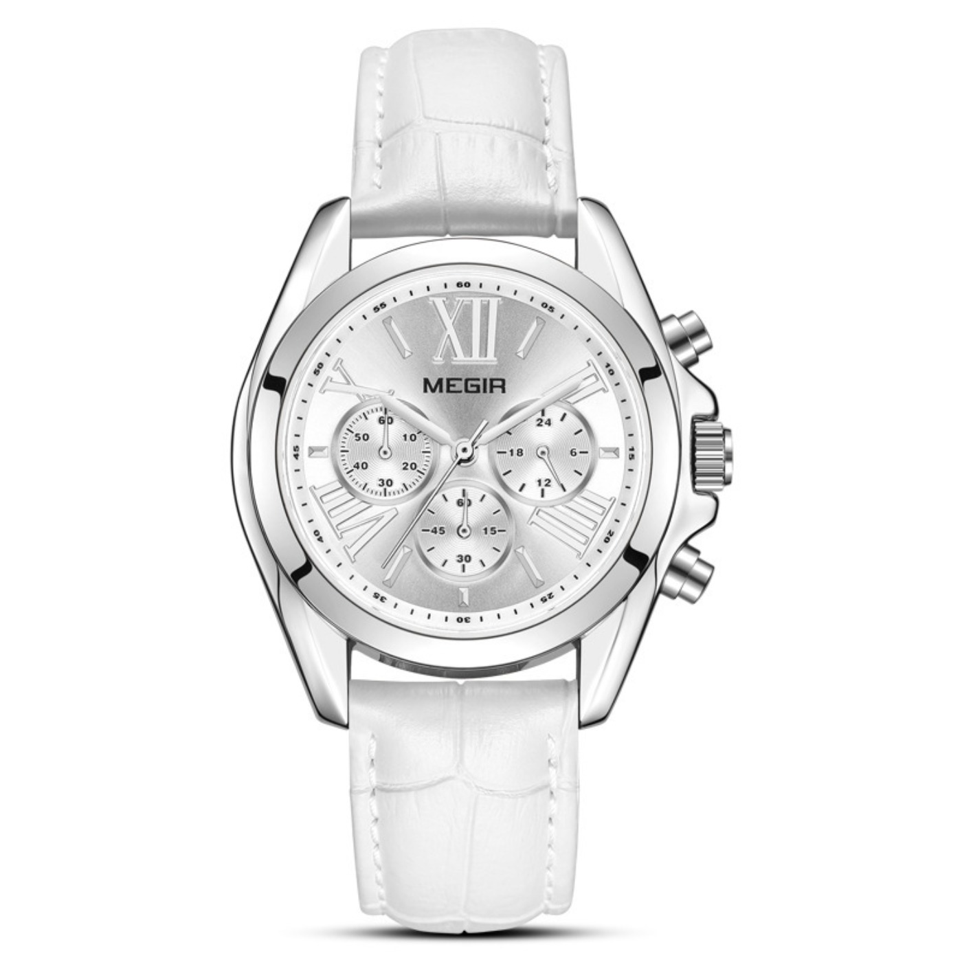 MEGIR New Luxury Leather Watch - Luxury Watch Quartz avaliação e preço