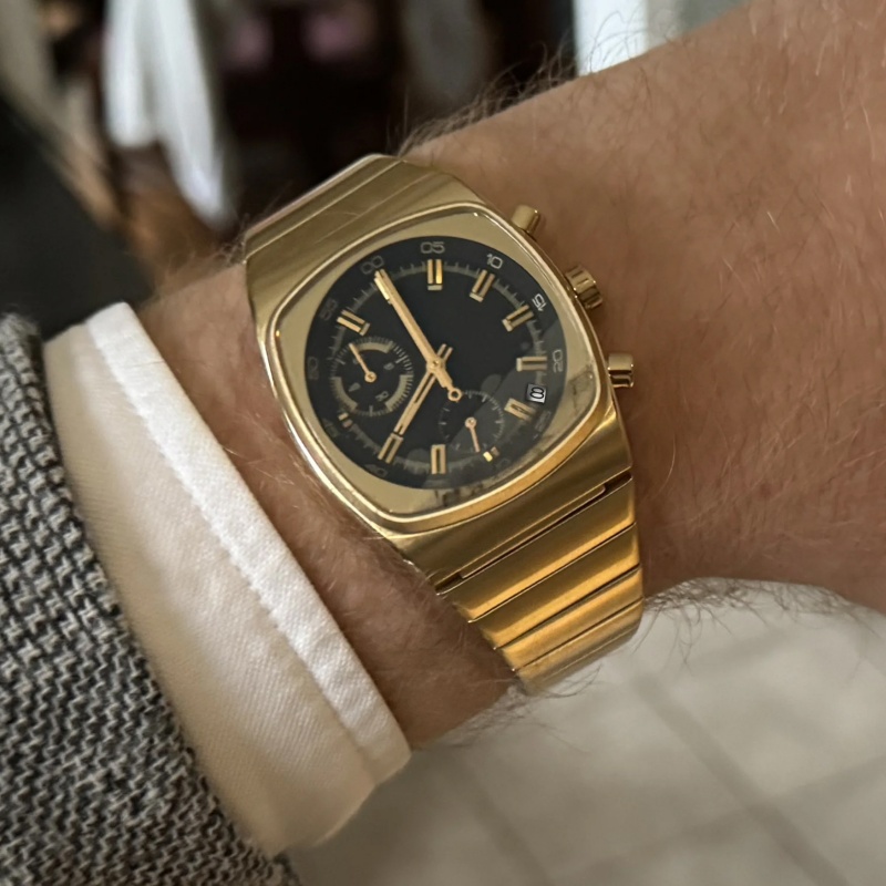 CILOA gold retro watch men's l - Luxury Watch Trends 2025 avaliação e preço