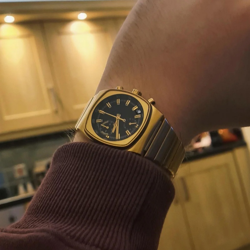 CILOA gold retro watch men's l - Luxury Watch Trends 2025 avaliação e preço