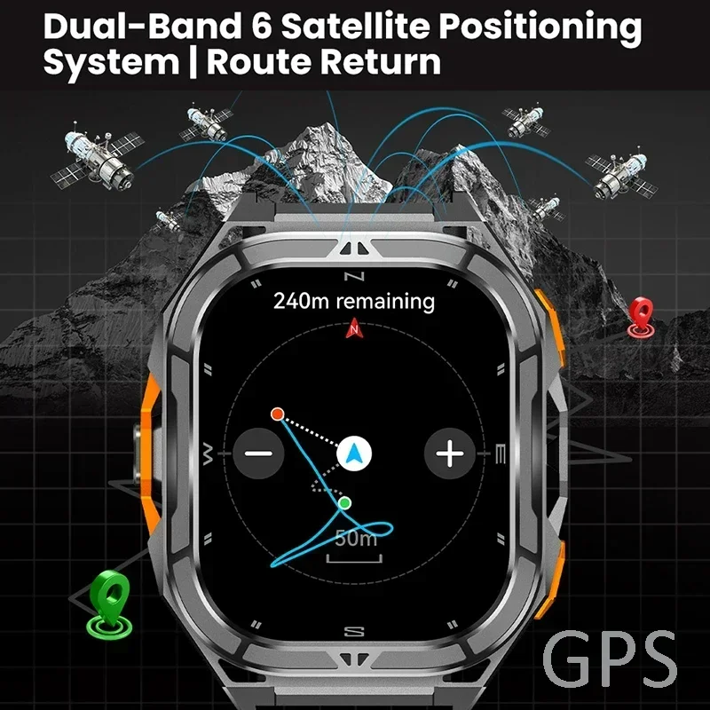 Luxury AMOLED Smartwatch Real  - Compass Watch Luxury avaliação e preço