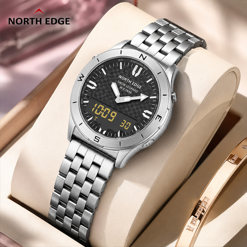 NORTH EDGE Men's Sports Digita - Compass Watch Luxury avaliação e preço