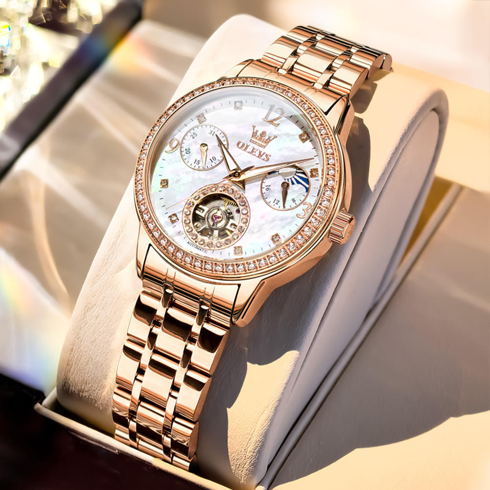 OLEVS Women's Watches Top Bran - Luxury Watch Quartz avaliação e preço