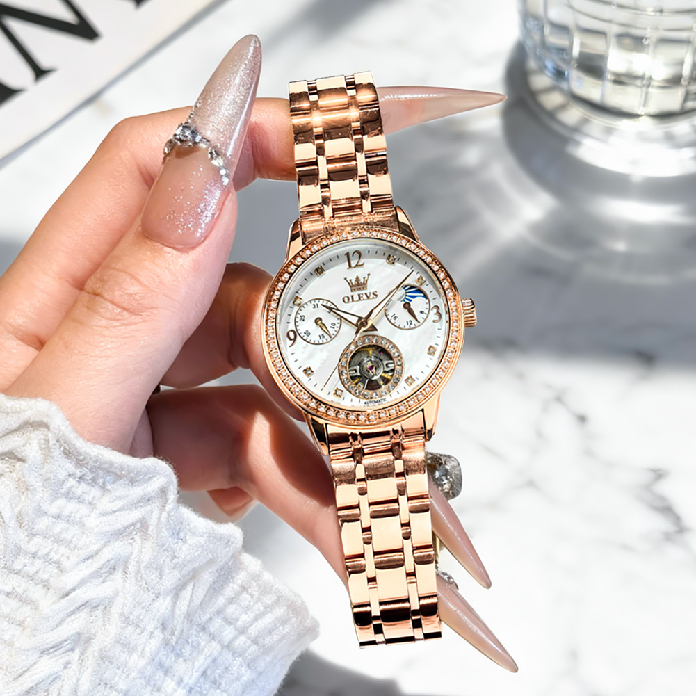 OLEVS Women's Watches Top Bran - Luxury Watch Quartz avaliação e preço