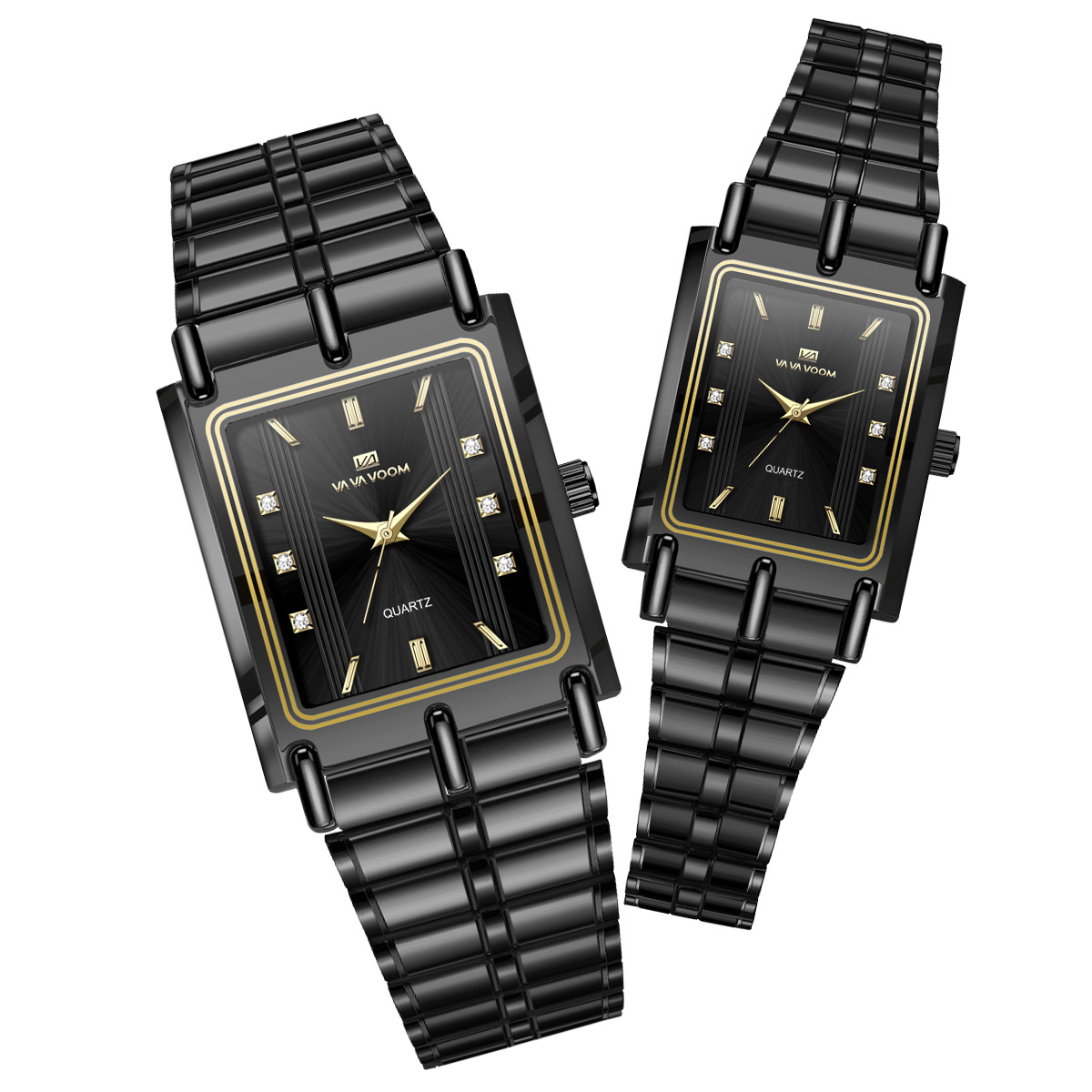 Luxury Couple Stainless Steel  - Compass Watch Luxury avaliação e preço