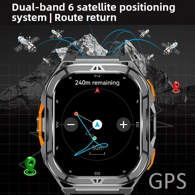 Luxury AMOLED Smartwatch Real  - Compass Watch Luxury avaliação e preço