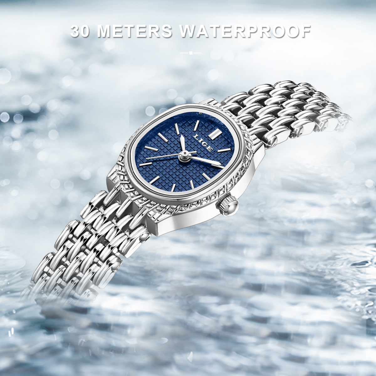 LIGE Fashion Elegant Quartz Wo - Luxury Watch Quartz avaliação e preço